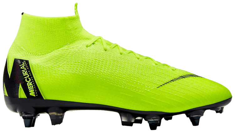 Nike Mercurial Superfly 6 Elite SG AC Volt Black