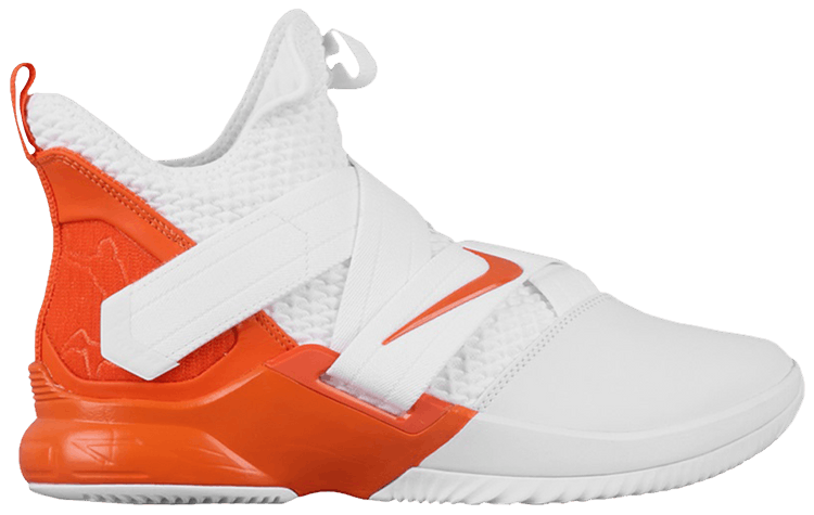 White and clearance orange lebrons
