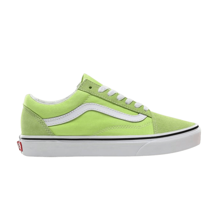Vans old skool sharp green top