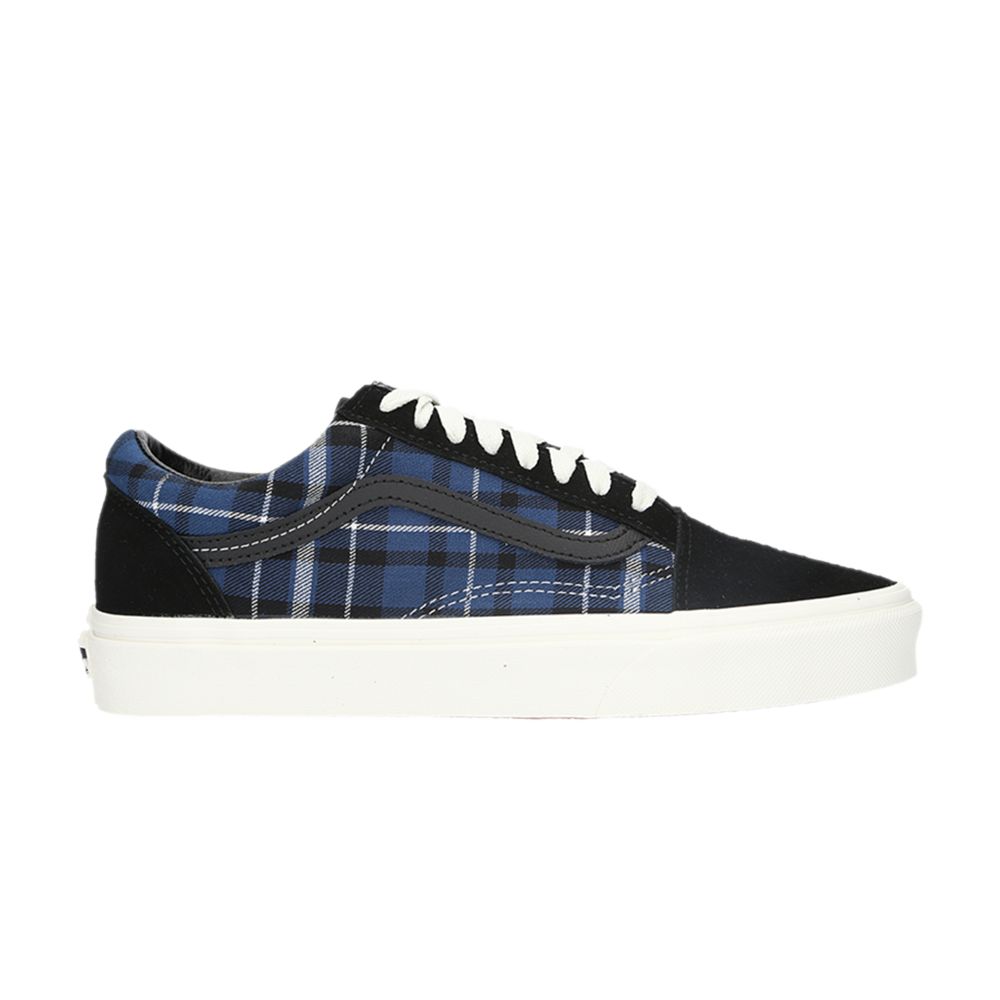 Pre-owned Vans Old Skool 'plaid Mix' In Blue