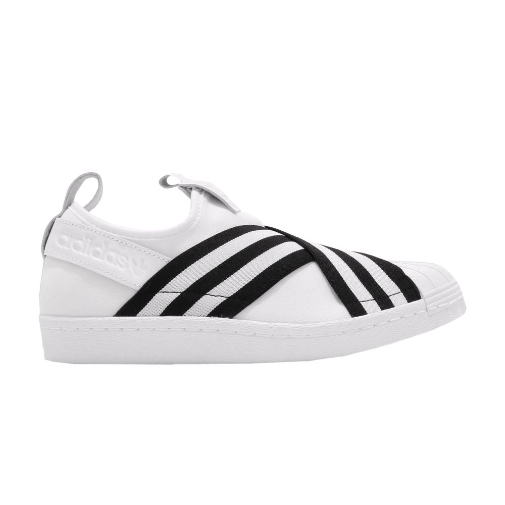 Pre-owned Adidas Originals Wmns Superstar Slip-on 'footwear White'