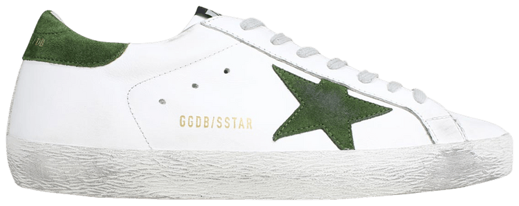 Buy Golden Goose Superstar White Green G34MS590 N17 GOAT