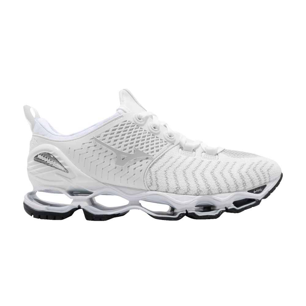 Pre-owned Mizuno Wave Prophecy Waveknit 'white'