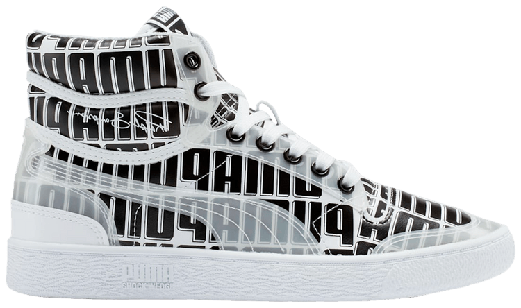 Puma Wmns Ralph Sampson Mid OG Logo Print