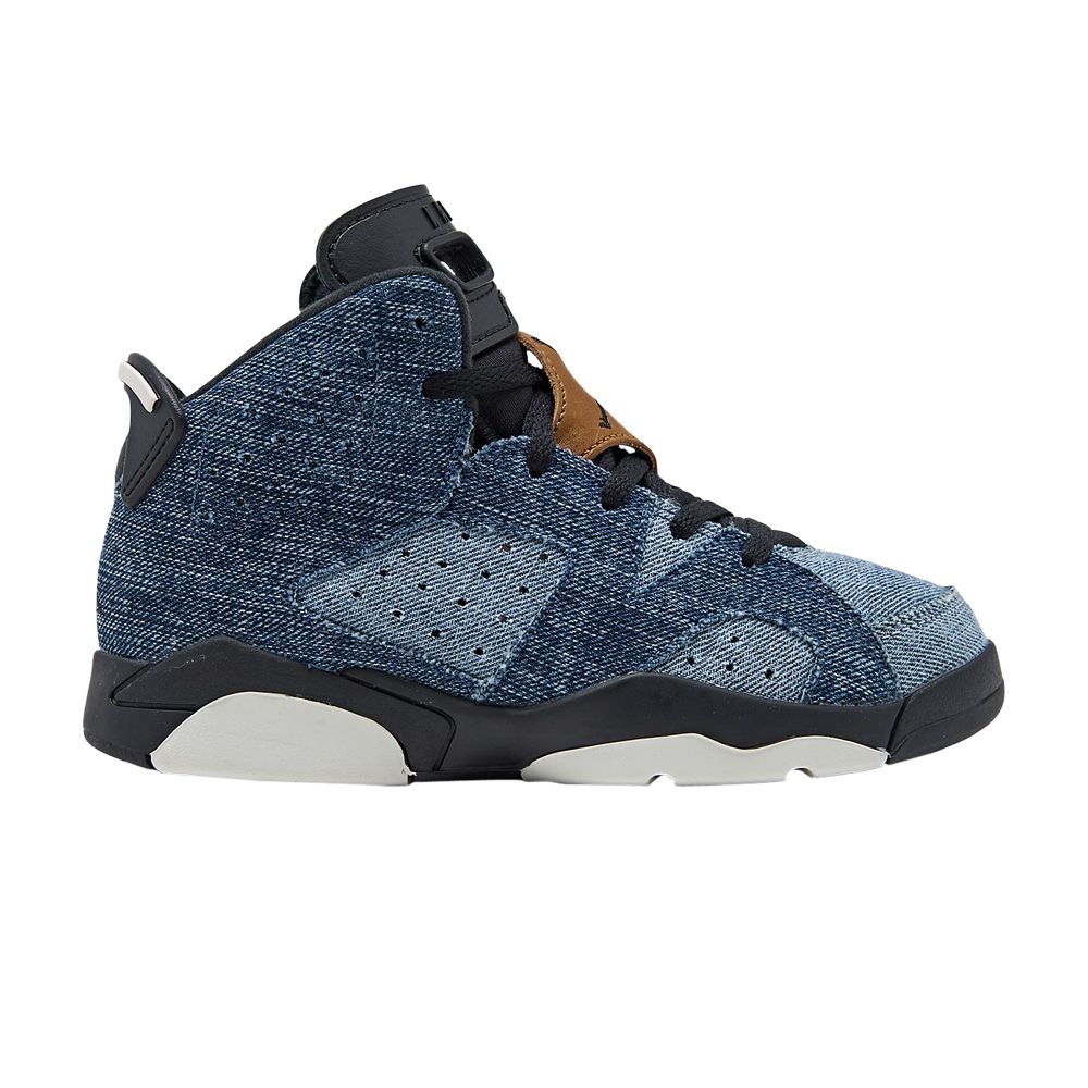 Air Jordan 6 Retro PS 'Washed Denim' | Blue | Kid's Size 11 - CV5487-401