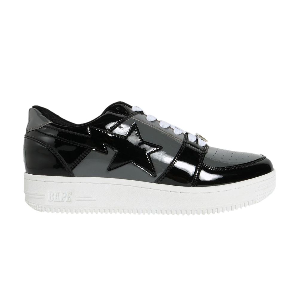 Pre-owned Bape Sta Low 'black Grey'