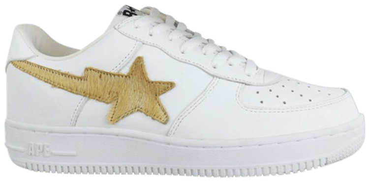 Bapesta Horsehair White