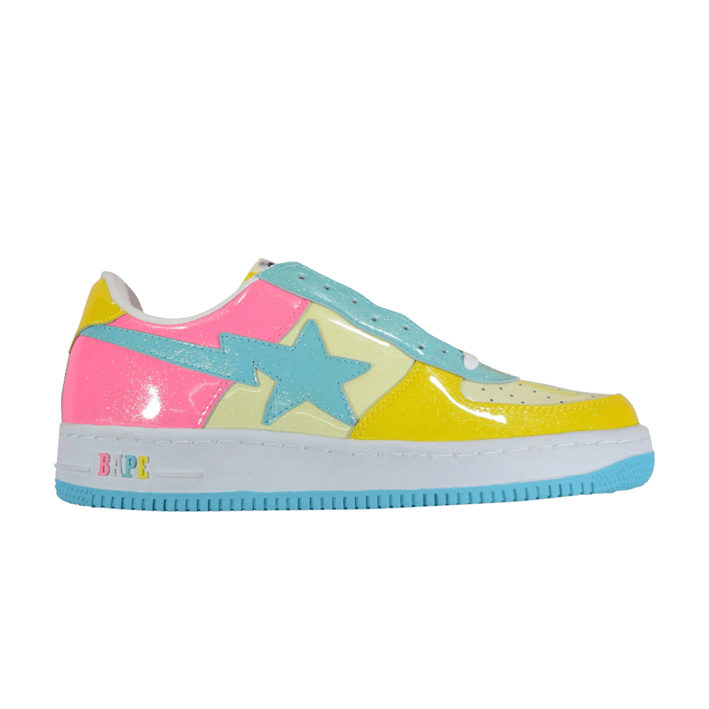 Bape cotton candy shoes clearance