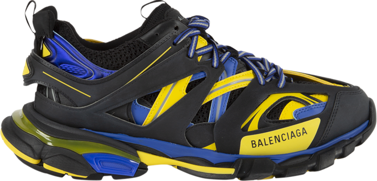 Buy Balenciaga Track Trainer 'Black Yellow Blue' - 542023 1080 - Black | GOAT