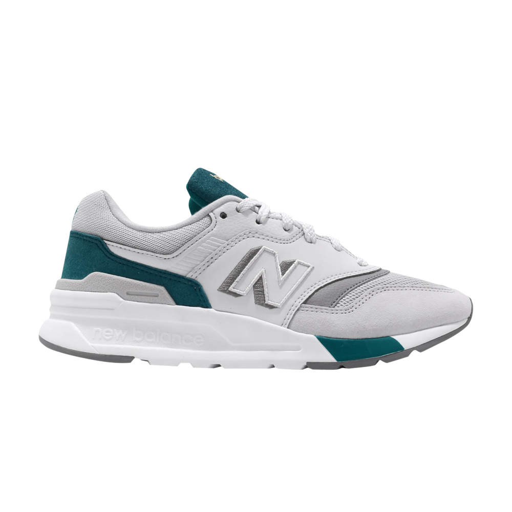 Pre-owned New Balance Wmns 997 'grey White Green'