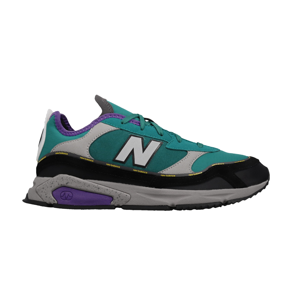 Pre-owned New Balance X-racer 'green Grey Purple'