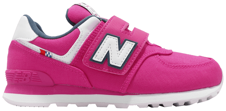 New Balance 574 Wide Kids Pink White Navy