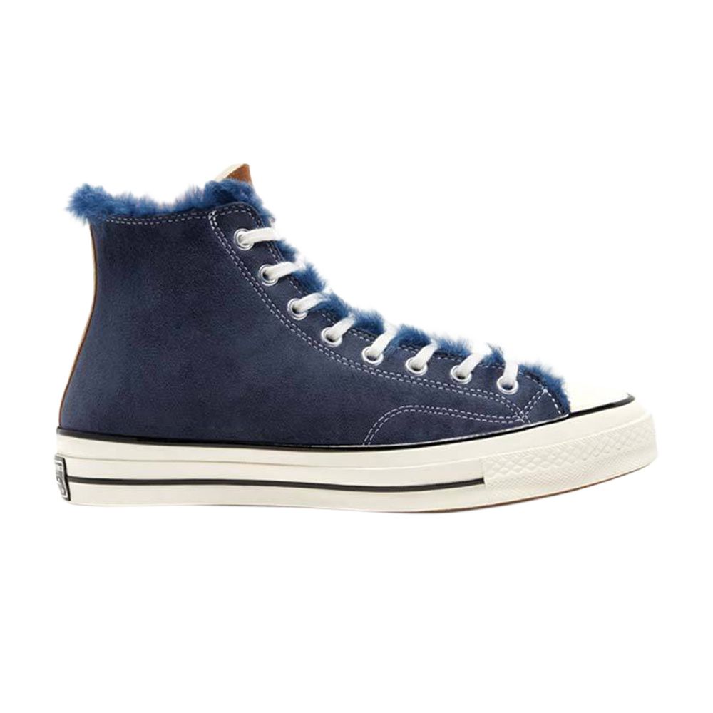 Converse Tri Panel x Chuck 70 Hi 'Navy Shearling' | Pink | Men's Size 4.5