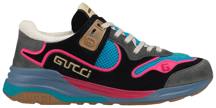 Gucci Wmns Ultrapace Black Pink Tan