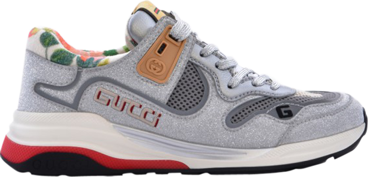 Gucci Wmns Ultrapace 'Silver Red'