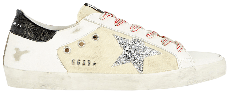 Golden Goose Superstar Silver Glitter