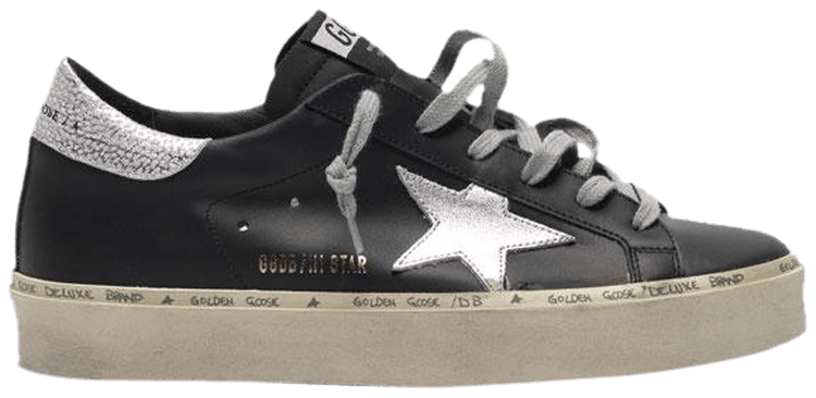 Golden Goose Wmns Hi Star 'Black Silver'