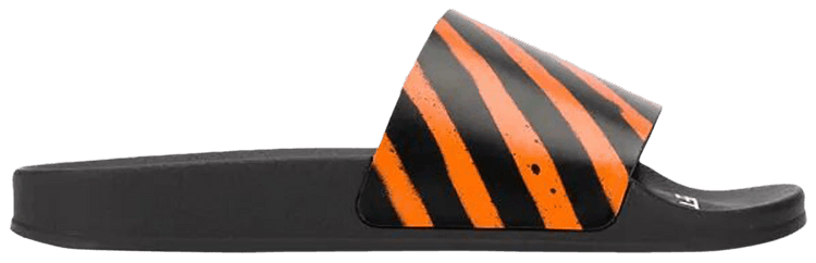 Off White Sliders Black Orange