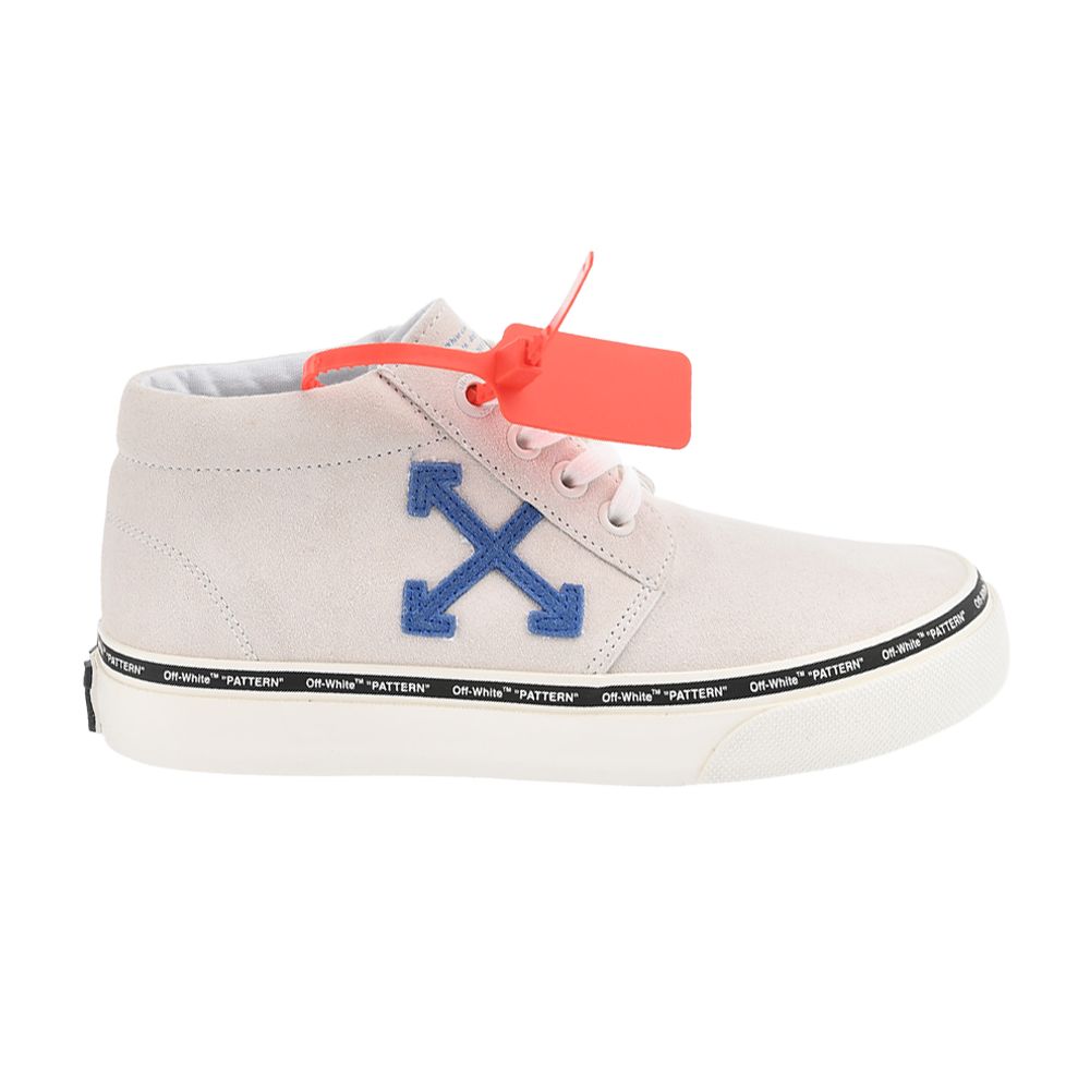 Pre-owned Off-white Vulc Sneaker Mid 'white Blue' | Men's Size 42