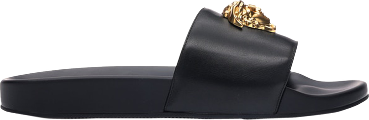 Buy Kith x Versace Leather Slides 'Black' - DSU7428 DVG3G D41O | GOAT