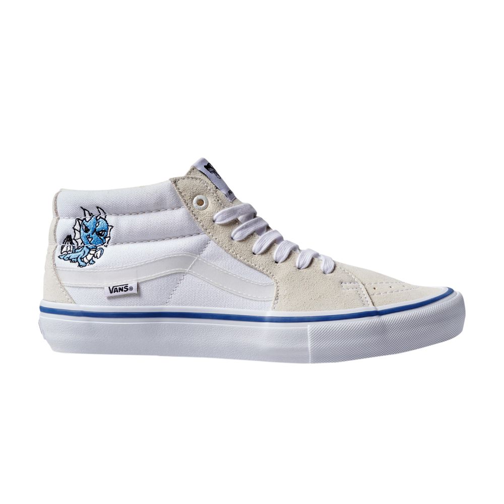 Pre-owned Vans Alltimers X Sk8-mid Pro Ltd 'true White' | Men's Size 8.5