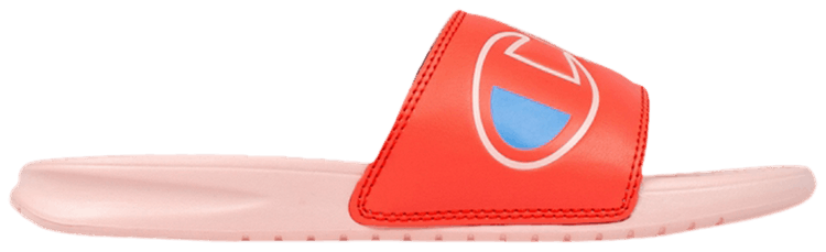 Buy Wmns Super Slide Split Script Groovy Papaya Pink