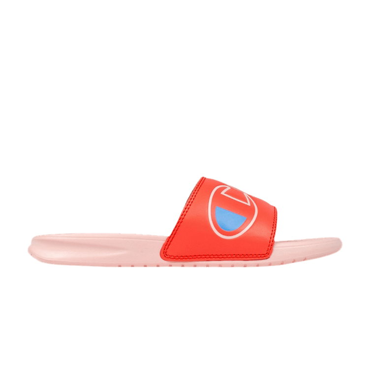 Buy Wmns Super Slide Split Script Groovy Papaya Pink CM100371W GOAT