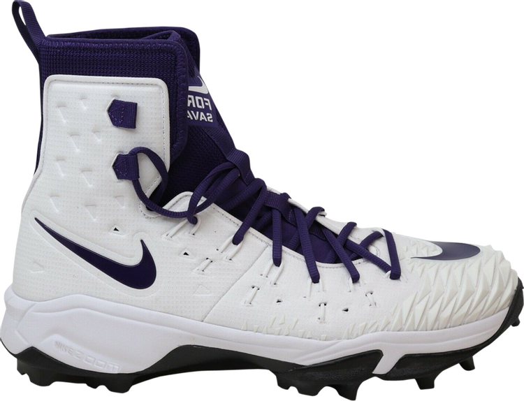 Zoom Force Savage Elite White Court Purple