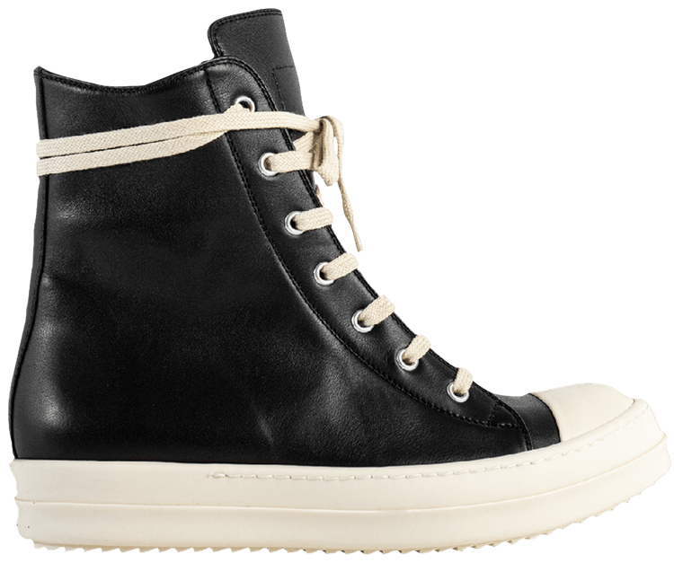 Rick Owens Wmns Leather High 'Black' 2019