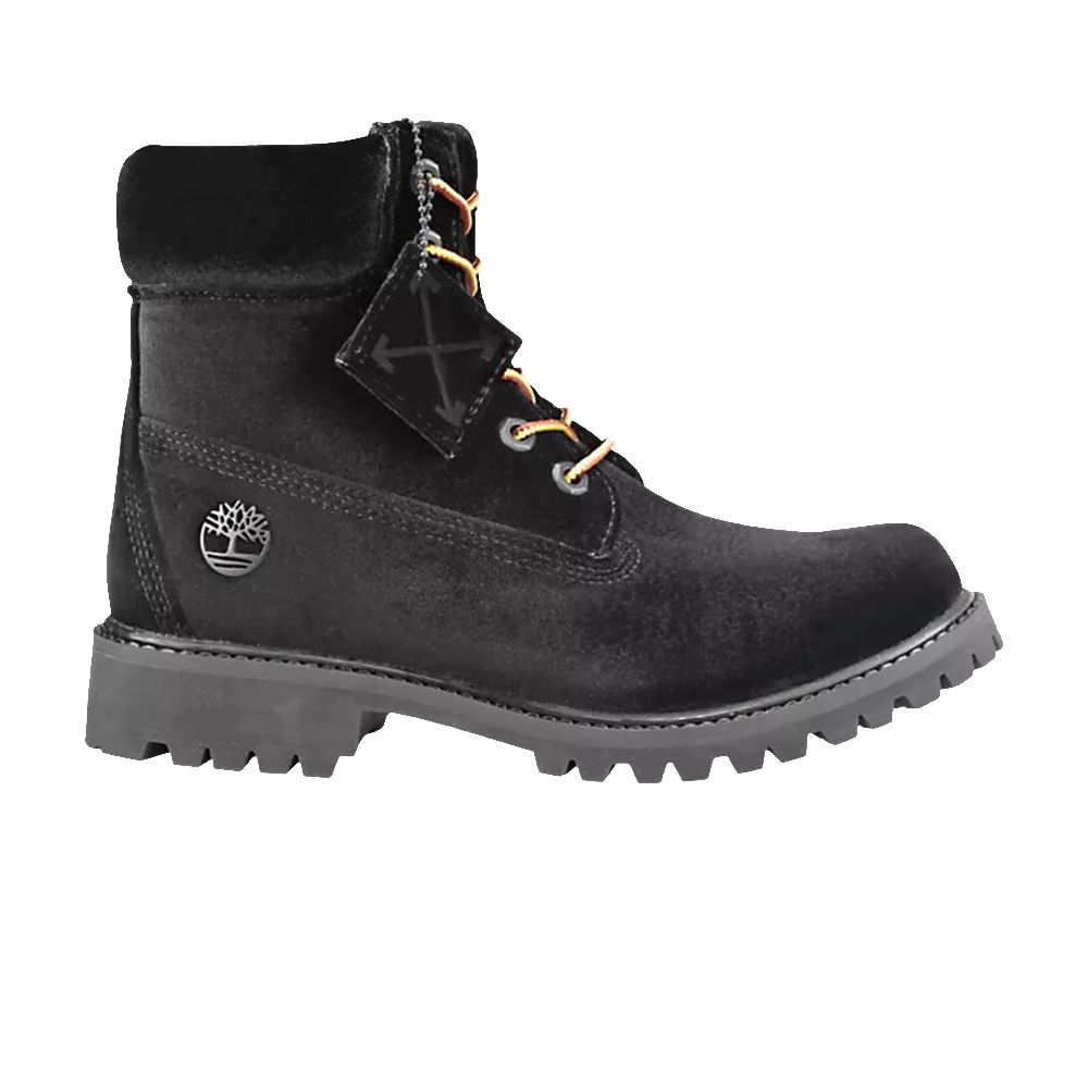 Timberland Off-White x Wmns 6 Inch Premium 'Black Velvet' | Women's Size 8