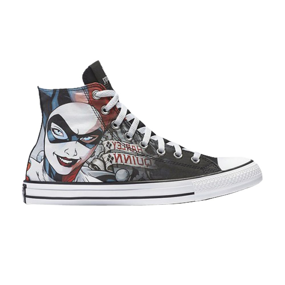 Pre-owned Converse Dc Comics X Chuck Taylor All Star High 'harley Quinn' | Black | Men's Size 8