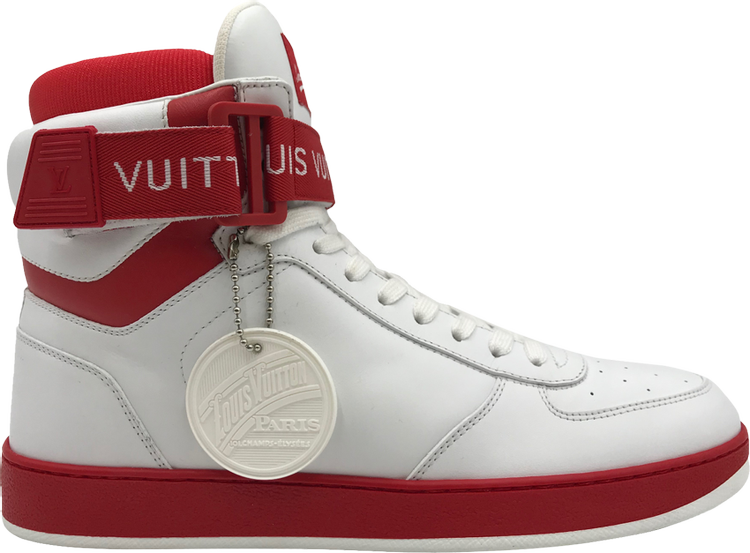 Buy Louis Vuitton Rivoli Sneaker Boot 'White Red' - 1A3MT3