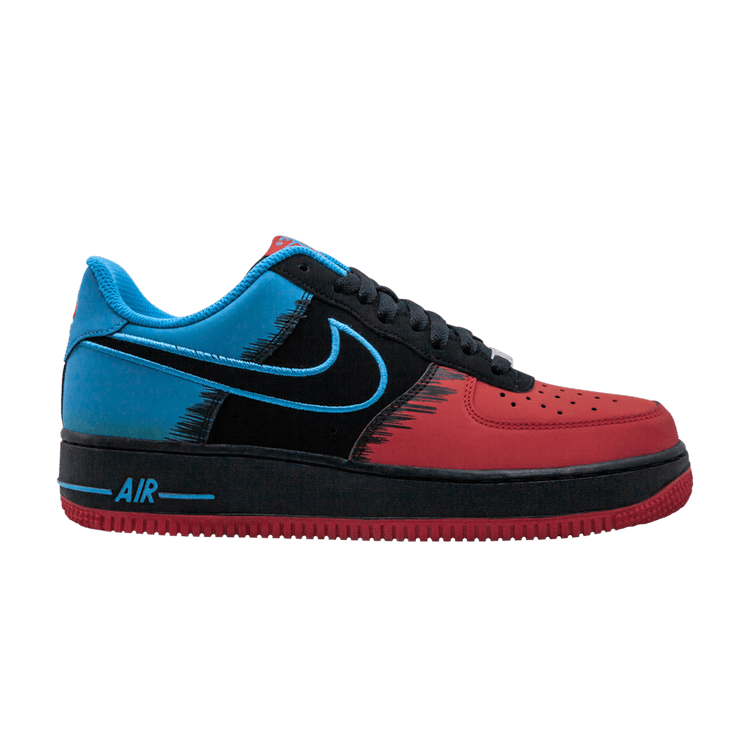 Air force 1 low - light crimson / black / vivid blue outlet