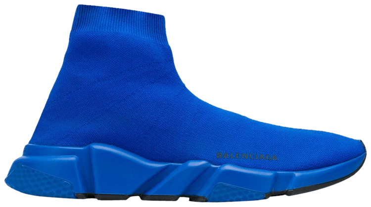 BALENCIAGA Speed Trainer ハイカットスニーカー_BLUE Buy Balenciaga Speed Trainer Mid 'Electric Blue' - 530349