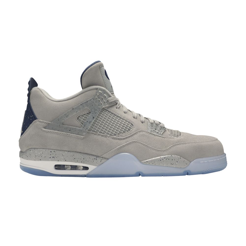 Pre-owned Air Jordan 4 Retro 'georgetown' Pe In Grey