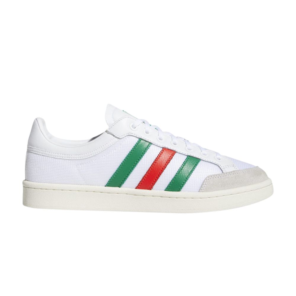 Pre-owned Adidas Originals Americana Low 'white Green Scarlet'