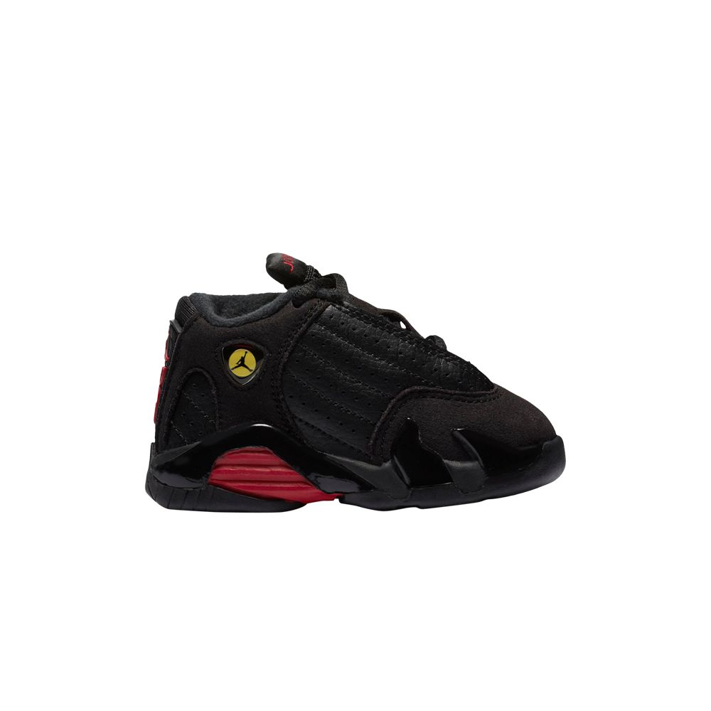 Pre-owned Air Jordan 14 Retro Td 'last Shot' 2018 | Black | Infant Size 9