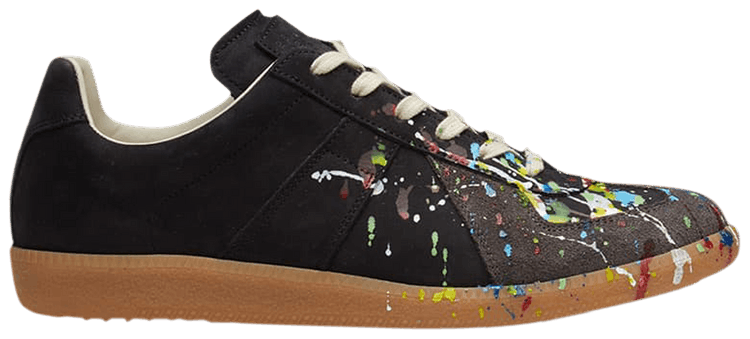 Maison Margiela Replica Low Black Paint Splatter