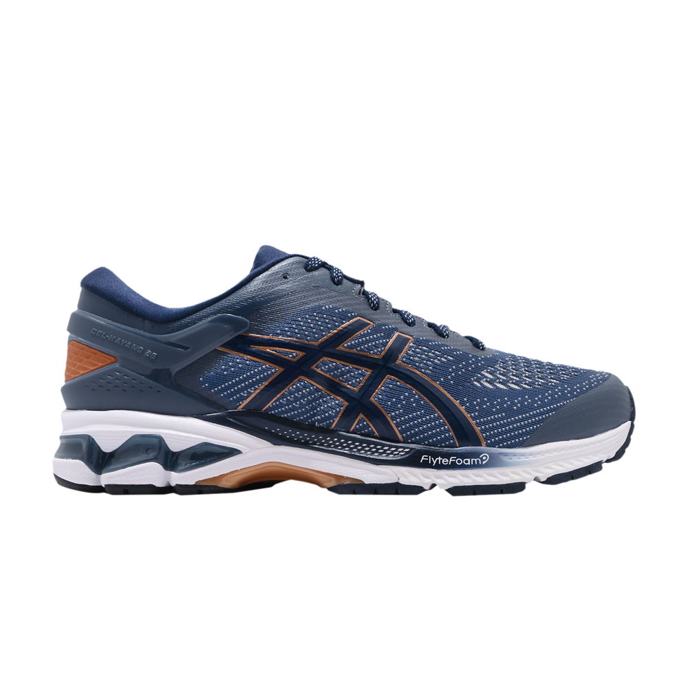Pre-owned Asics Gel Kayano 26 Extra Wide 'grand Shark' In Blue