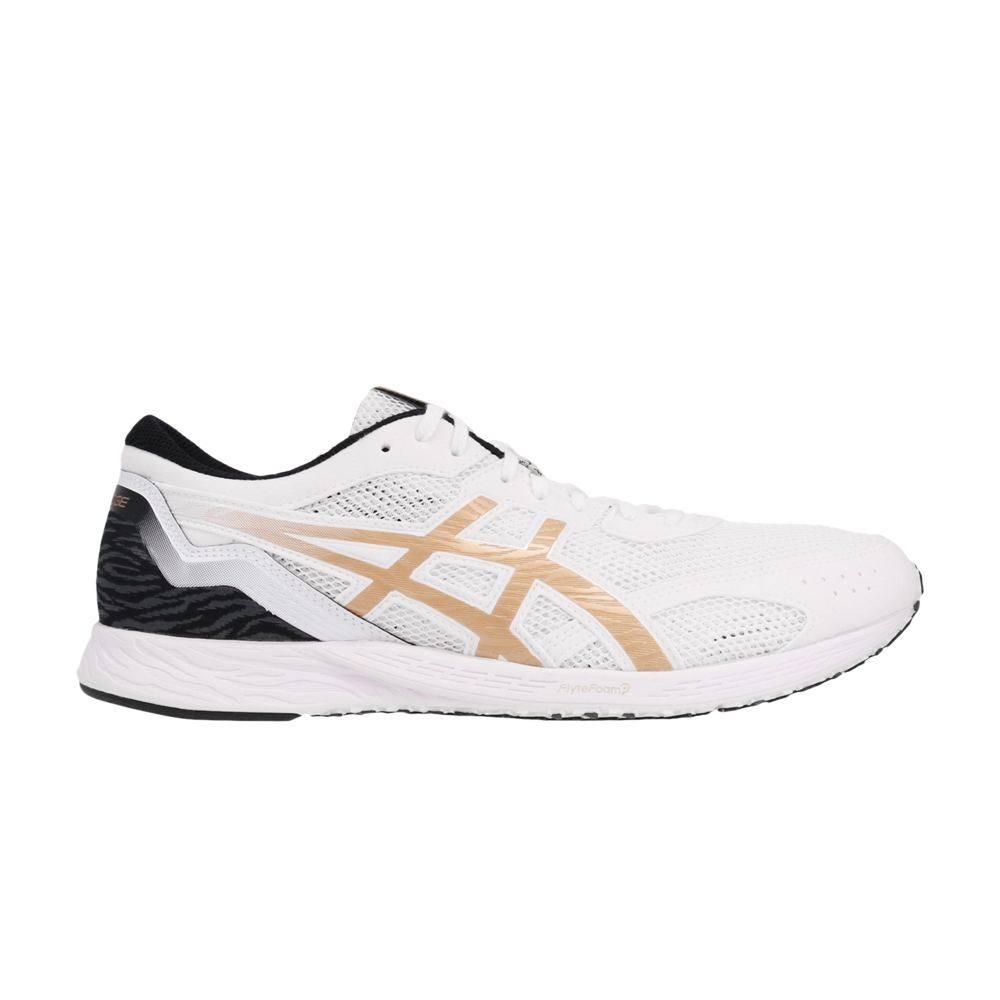 Pre-owned Asics Tartheredge 'pure Gold' In White