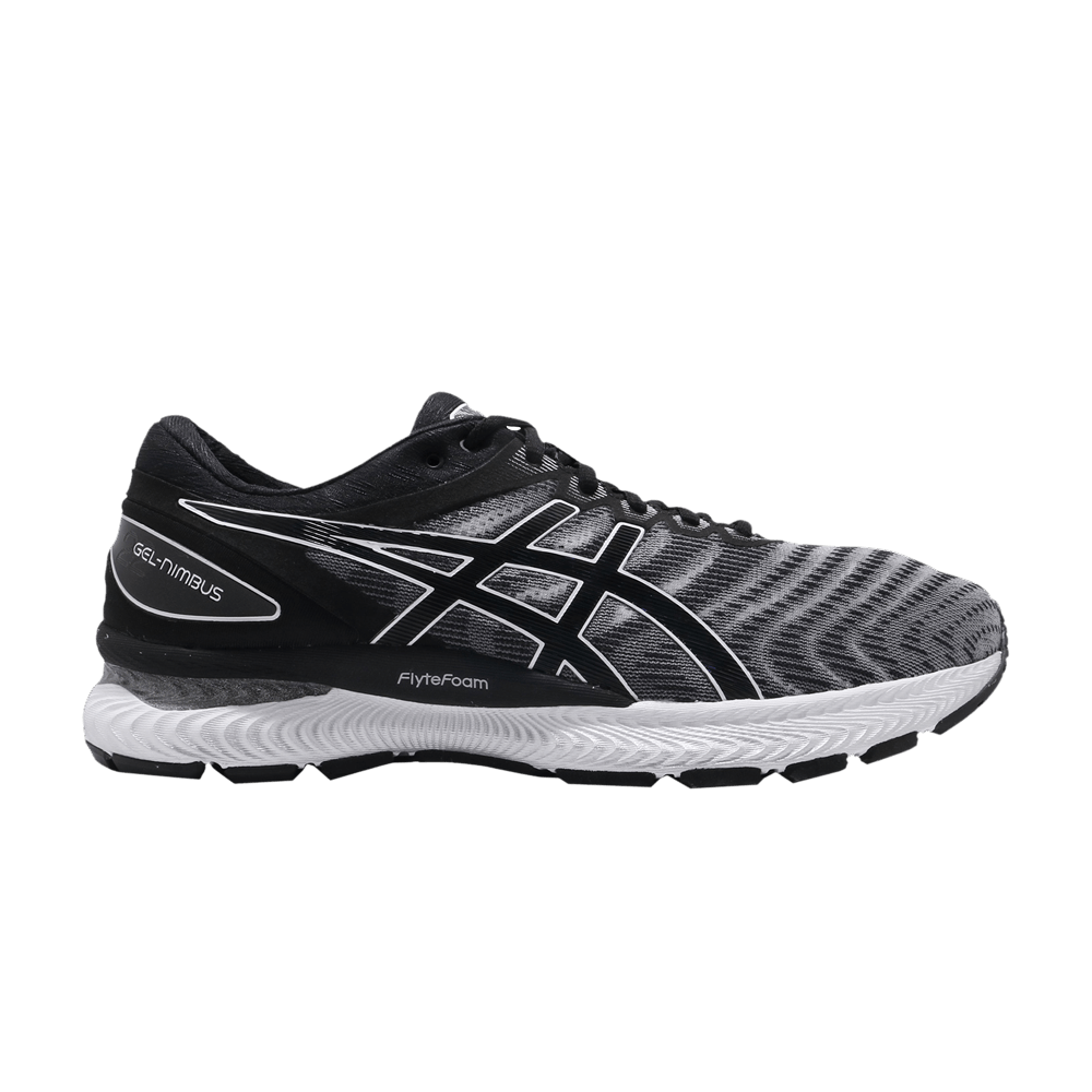 Gel Nimbus 22 Extra Wide 'White Black' | GOAT