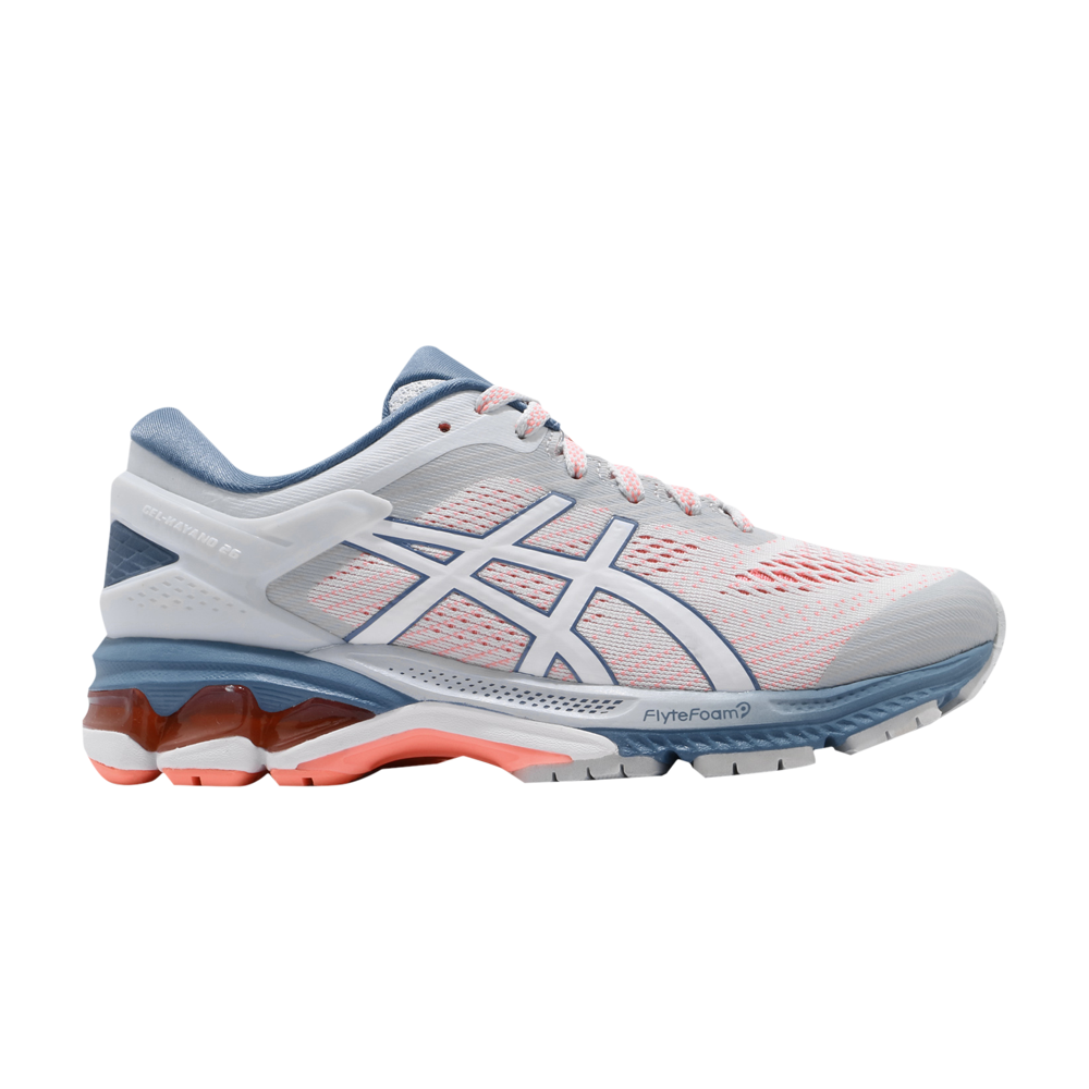 Pre-owned Asics Wmns Gel Kayano 26 Wide 'white Blue'