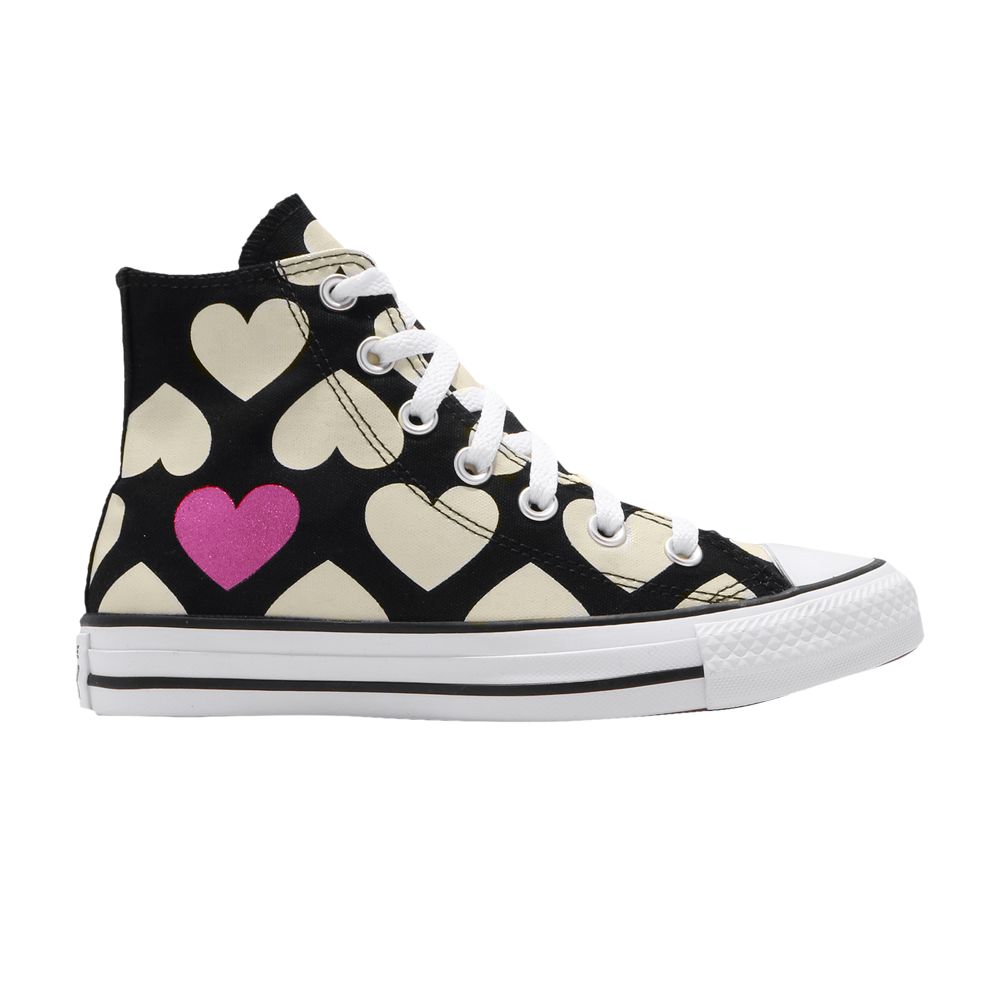 Converse Wmns Chuck Taylor All Star Hi 'Valentine' | Black | Women's Size 6