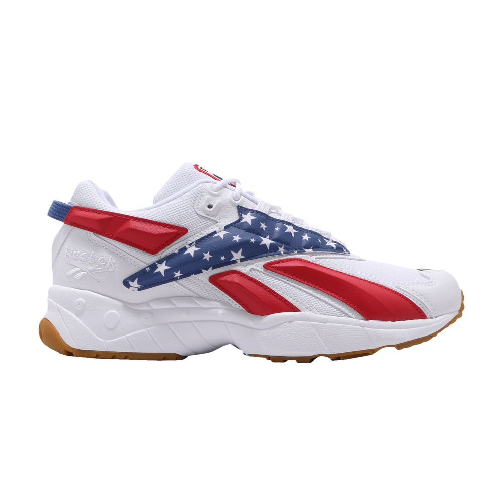 Pre-owned Reebok Interval 96 'radiant Red Blue' In White