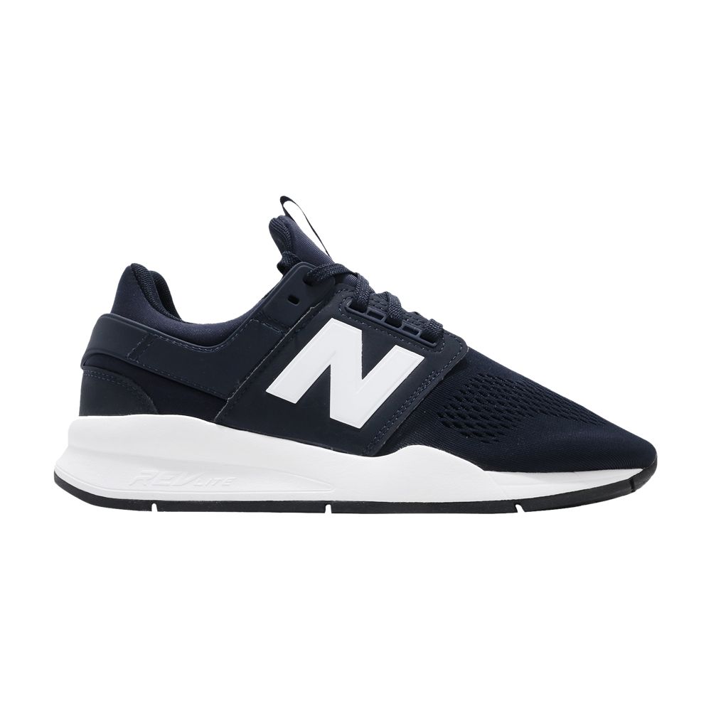 Pre-owned New Balance 247 'navy White' In Blue
