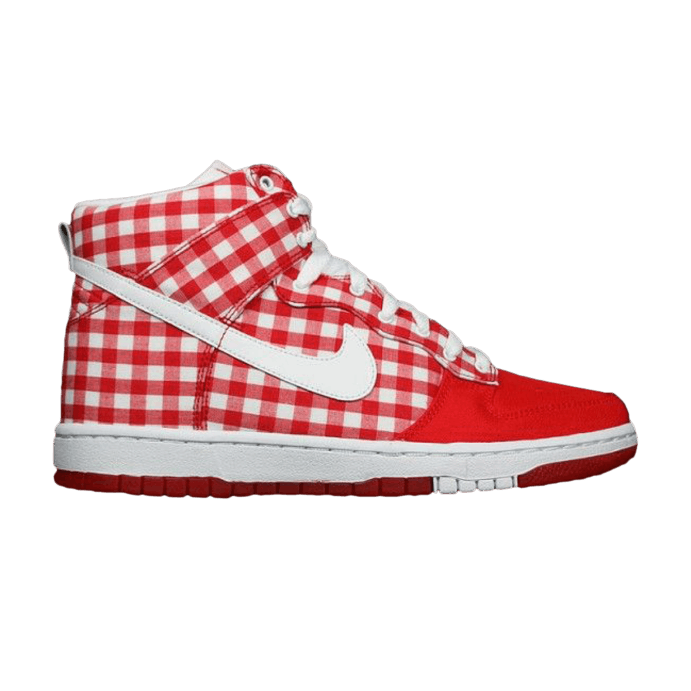 nike dunk high plaid