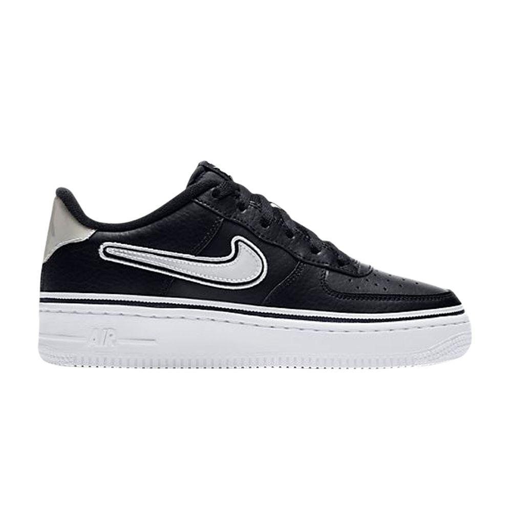 Pre-owned Nike Air Force 1 Lv8 Sport Gs 'black White' | Kid's Size 5.5