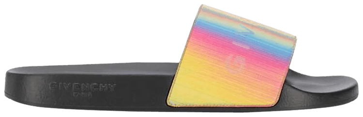 Givenchy Slide Black Metallic
