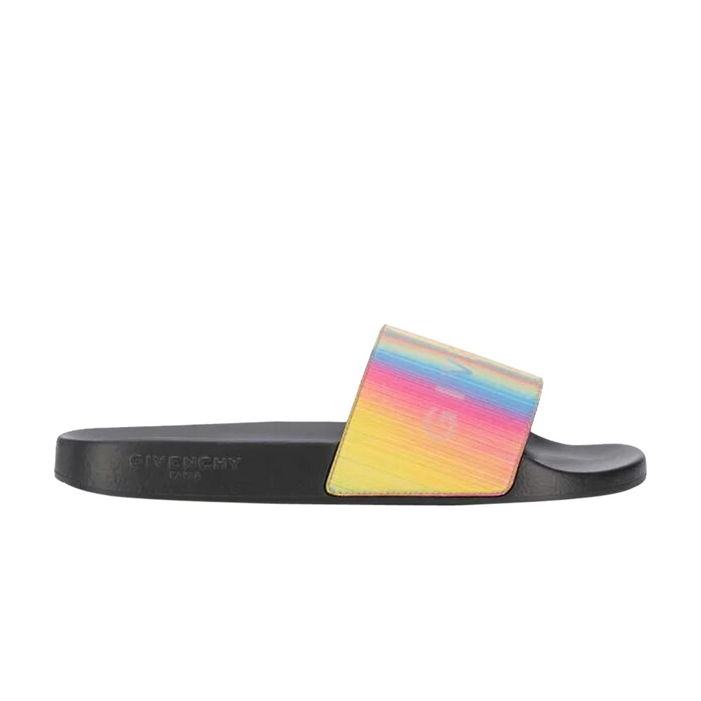 Pre-owned Givenchy Slide 'black Metallic' | Men's Size 44