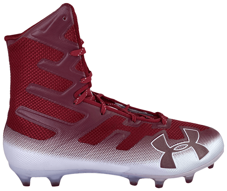 Under armour men's highlight rm football cleat red discount